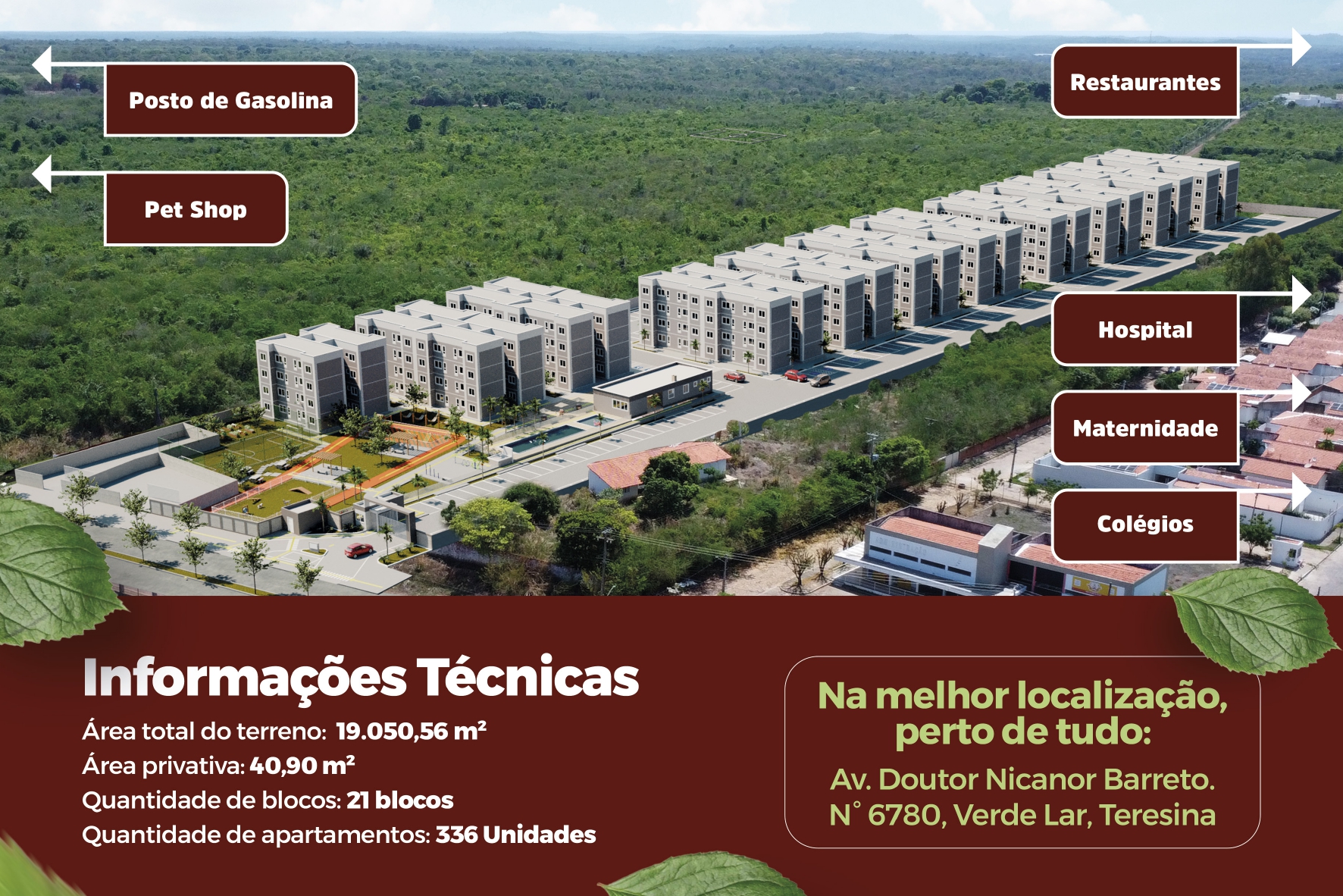 Nicanor Park Prime | Apartamento 2 Quartos | Lazer Completo | Zona Leste – Teresina miniatura 9