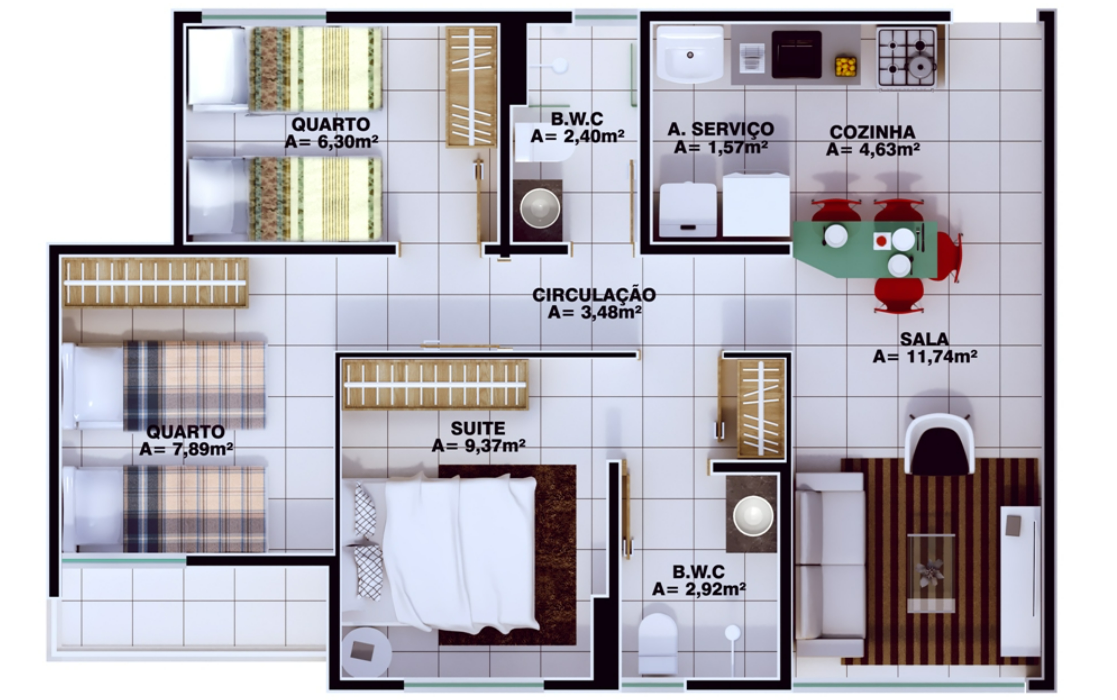 APARTAMENTO PRQUE DAS FLORES miniatura 8